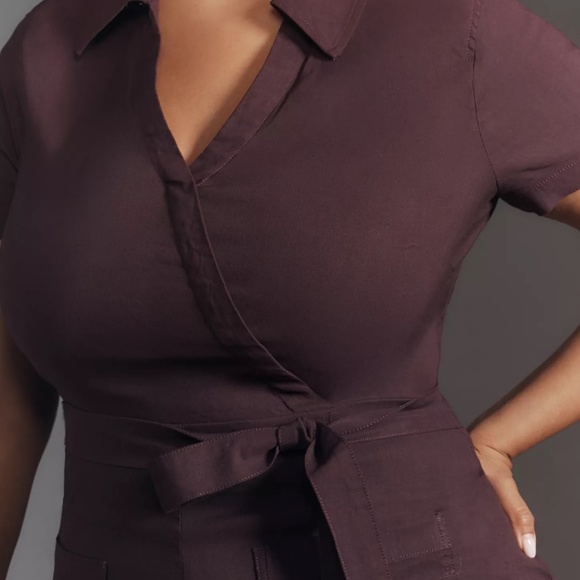 The Colette Wrap Jumpsuit by Maeve - Picture 7 of 8